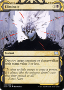 Eliminate: (Showcase) (Borderless) [Strixhaven Mystical Archive] Foil