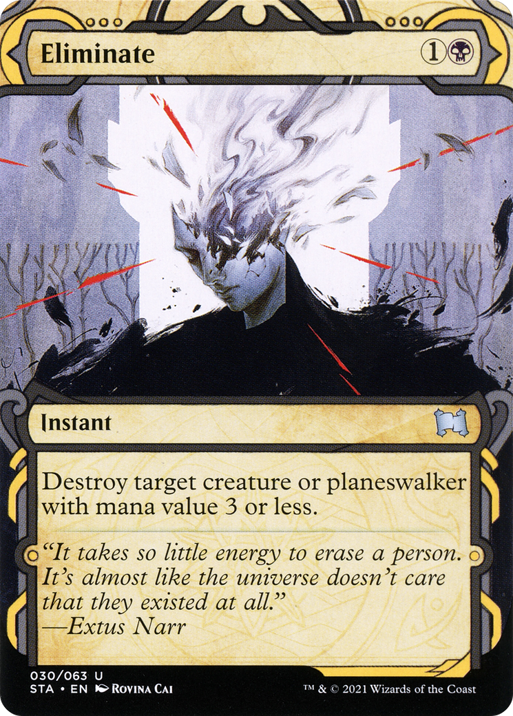 Eliminate: (Showcase) (Borderless) [Strixhaven Mystical Archive]