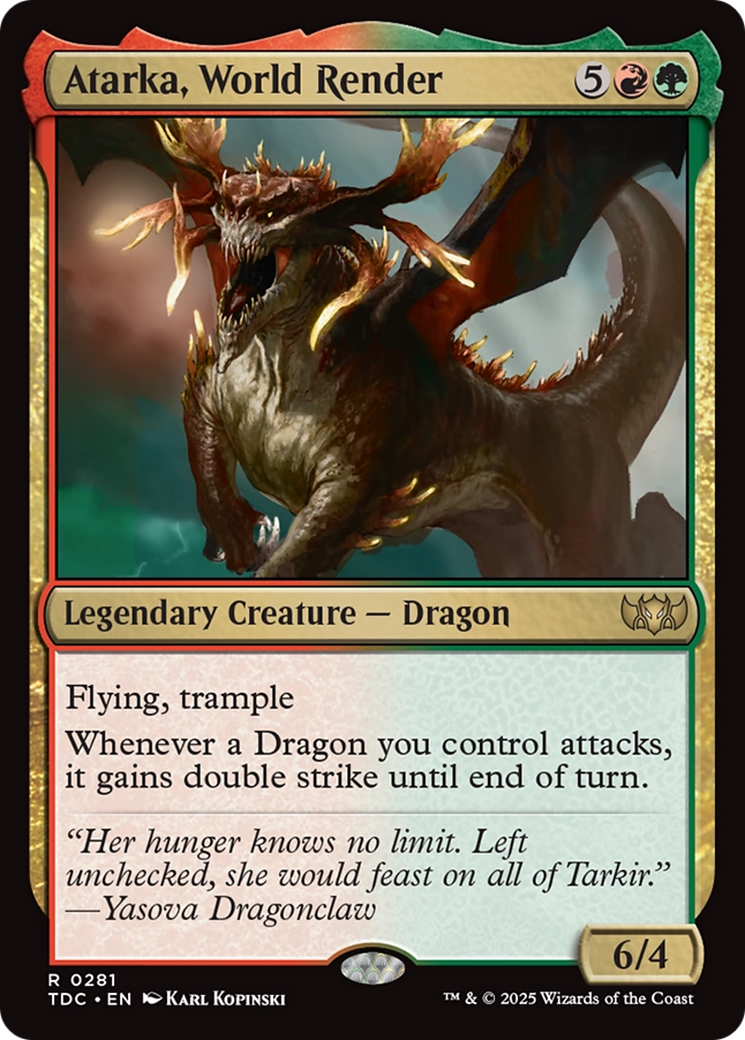 Atarka, World Render - Commander: Tarkir: Dragonstorm