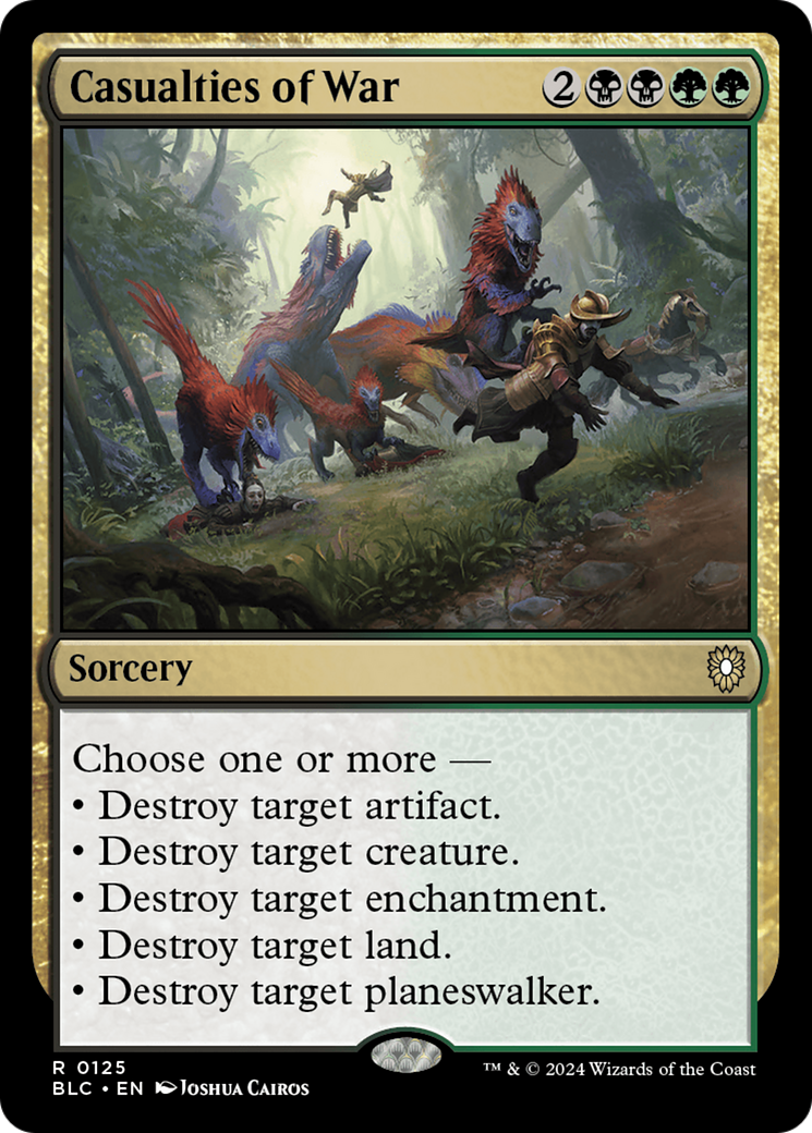 Casualties of War [Bloomburrow Commander]