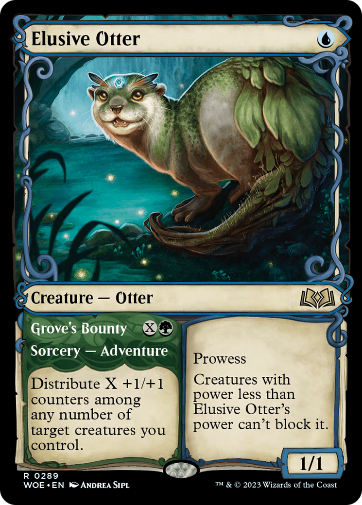 Elusive Otter (Showcase) - Wilds of Eldraine: (Showcase)