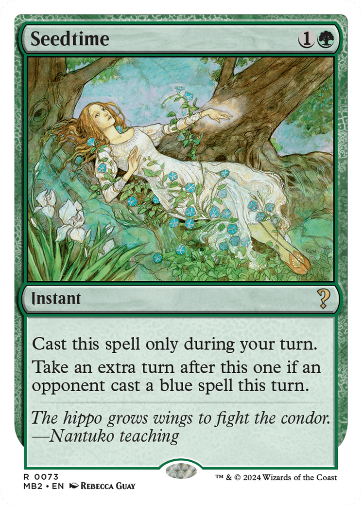 Seedtime (White Border) - [Mystery Booster 2]