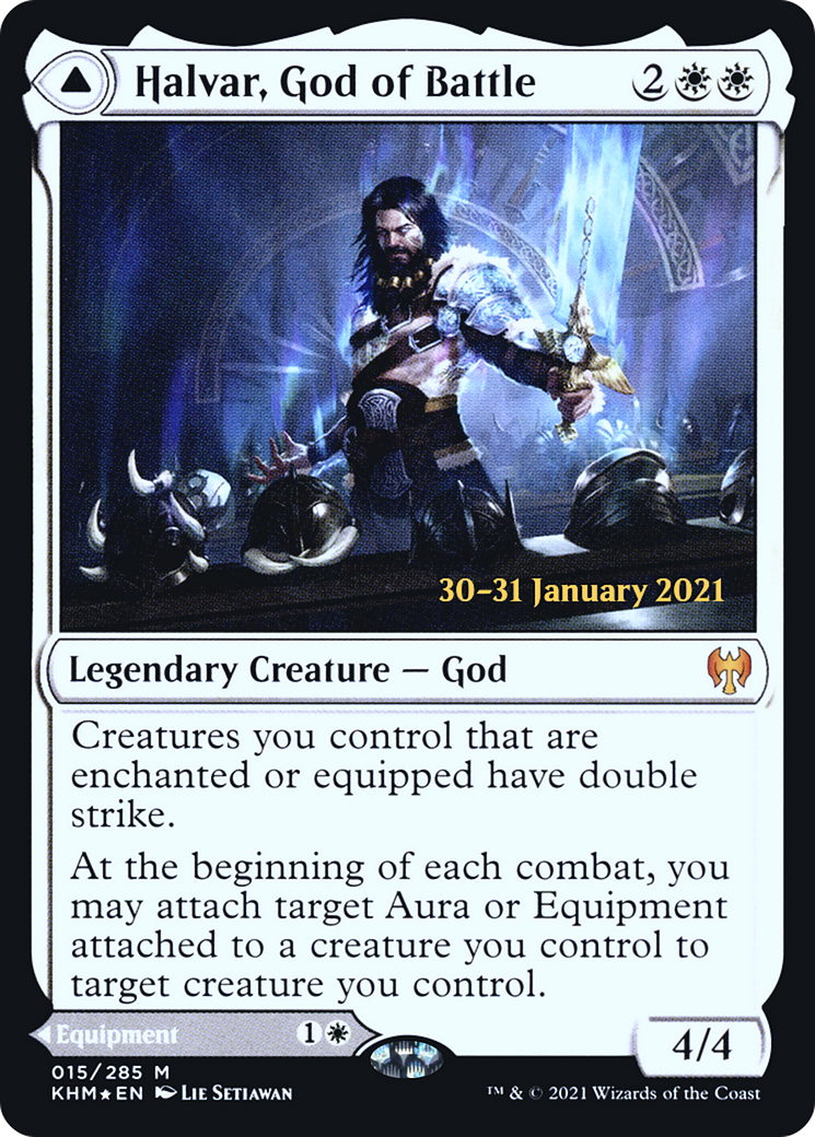 Halvar, God of Battle [Kaldheim Promos] Foil