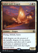 Adult Gold Dragon - Adventures in the Forgotten Realms Promos Foil