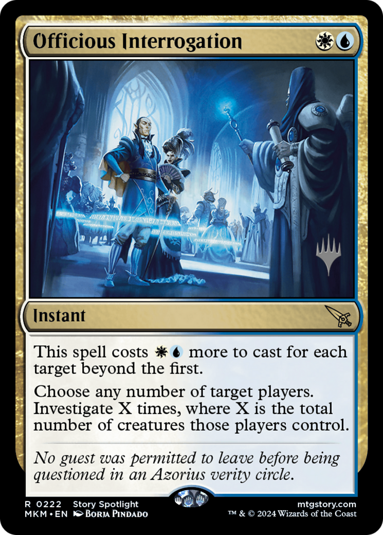 Officious Interrogation - [Murders at Karlov Manor Promos]