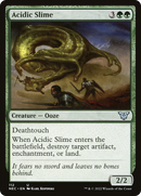 Acidic Slime - Neon Dynasty Commander