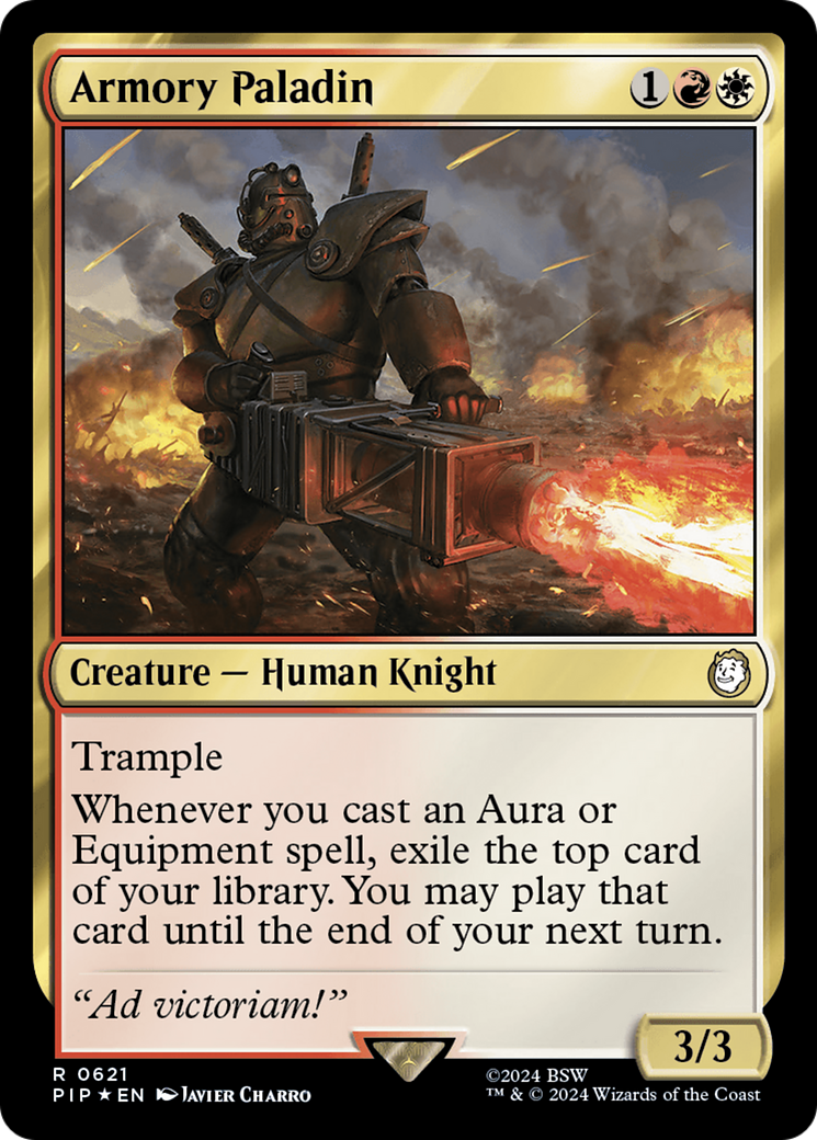 Armory Paladin (Surge Foil) - Fallout Foil