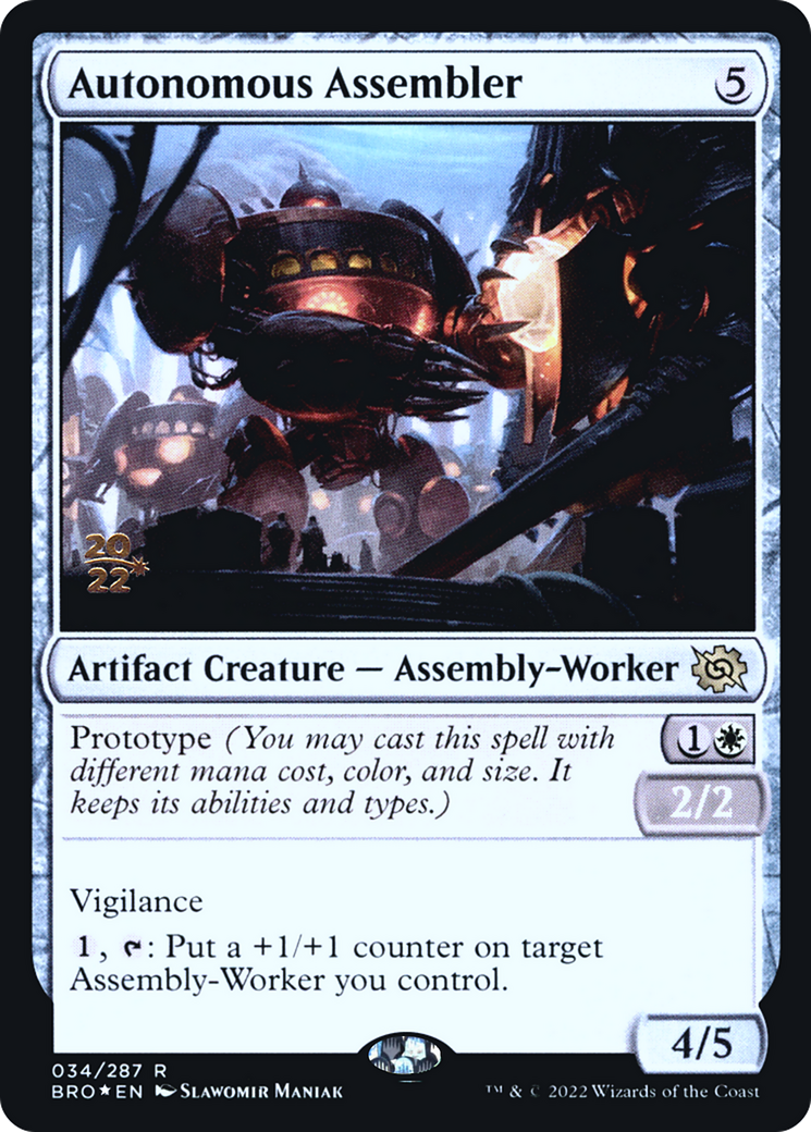 Autonomous Assembler - The Brothers' War Promos Foil