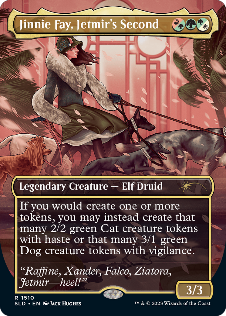 Jinnie Fay, Jetmir's Second (Display Commander) - Thick Stock [Secret Lair Drop] (Borderless)