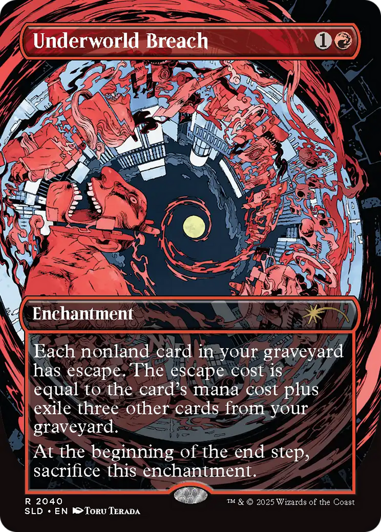 Underworld Breach (2040) (Rainbow Foil) [Secret Lair Drop] (Borderless) Foil