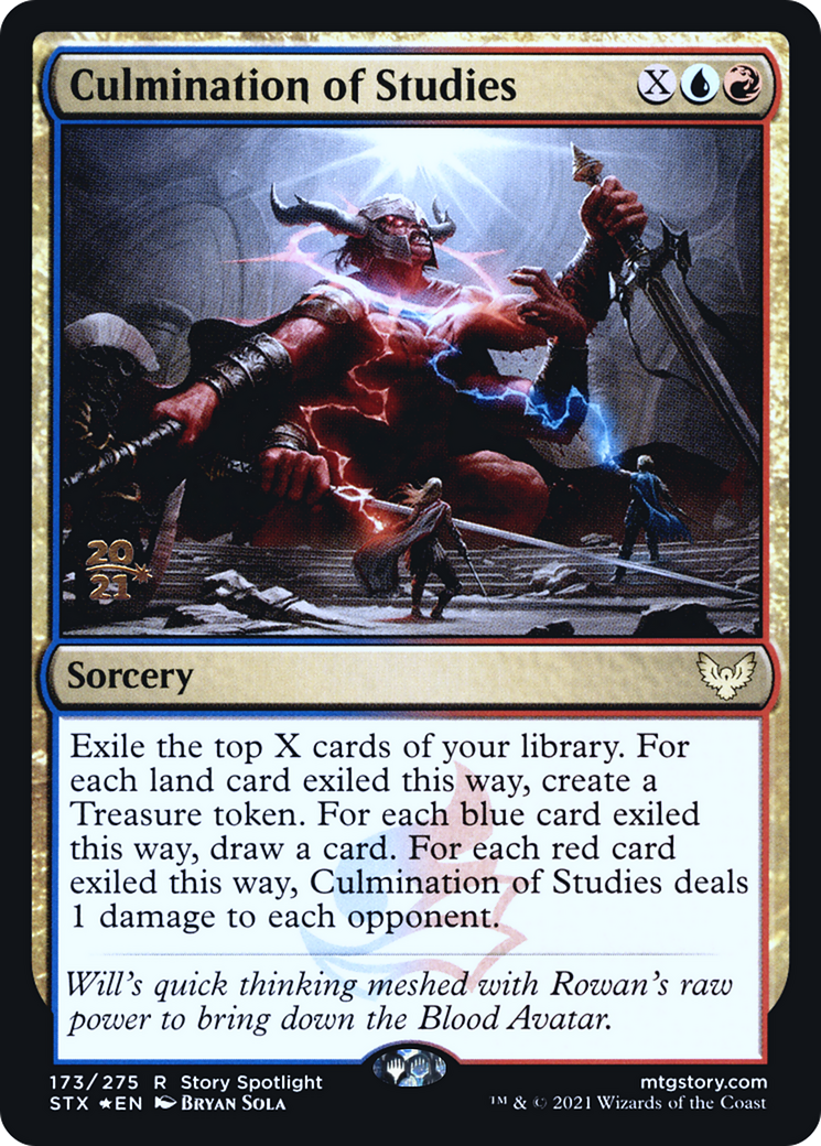 Culmination of Studies [Strixhaven: School of Mages Promos] Foil