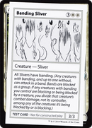 Banding Sliver (2021 Edition) [Mystery Booster Playtest Cards]