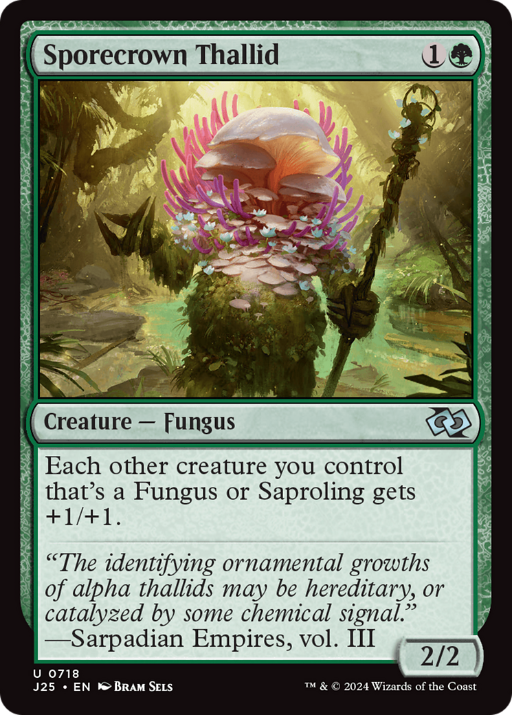 Sporecrown Thallid - [Foundations Jumpstart]