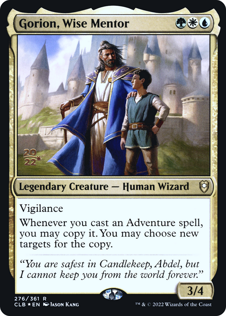 Gorion, Wise Mentor [Battle for Baldur's Gate Promos] Foil