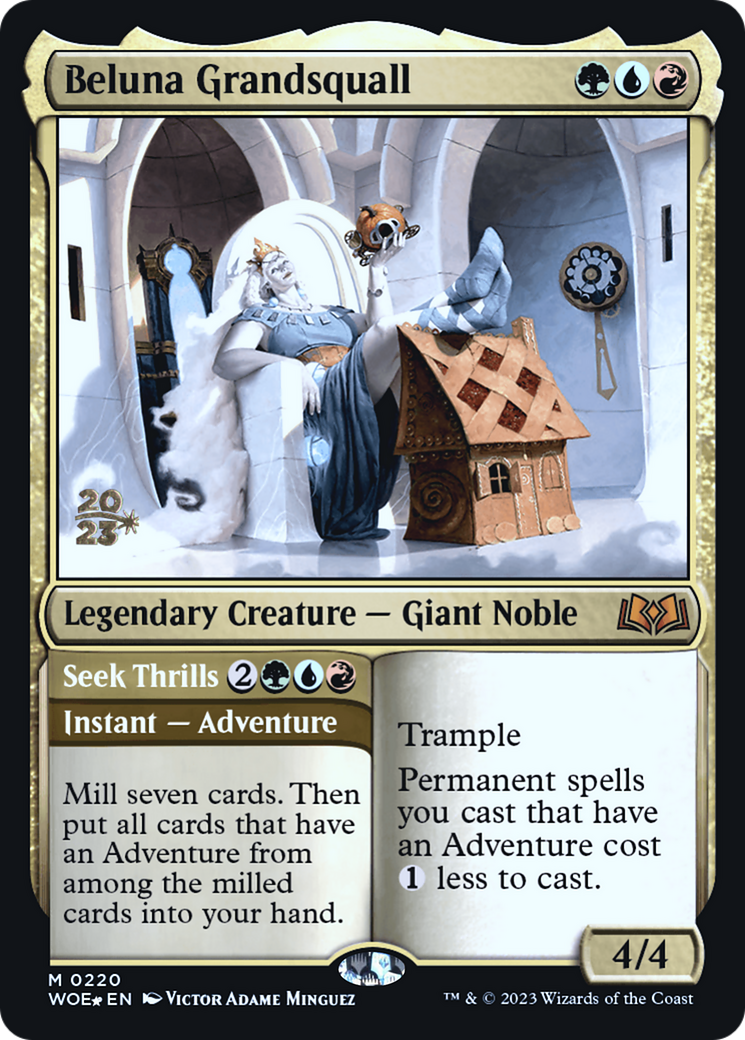 Beluna Grandsquall - Wilds of Eldraine Promos Foil