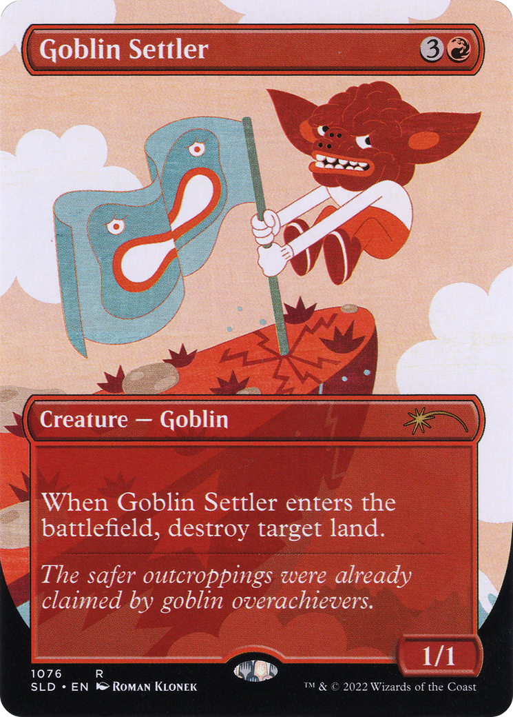 Goblin Settler [Secret Lair Drop] (Borderless)