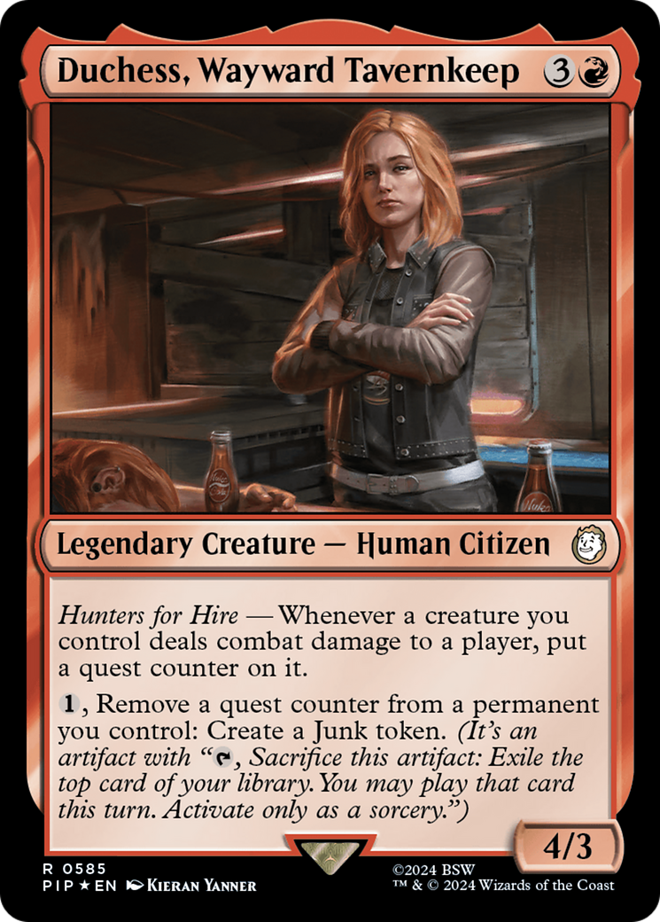 Duchess, Wayward Tavernkeep (Surge Foil) [Fallout] Foil