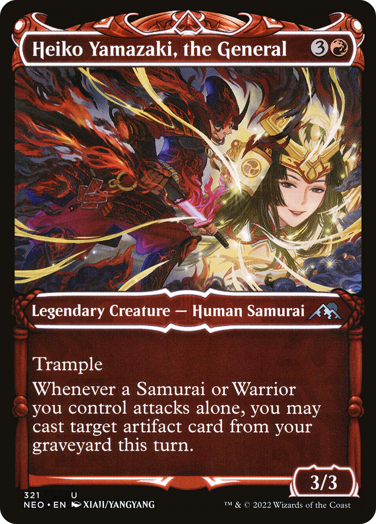 Heiko Yamazaki, the General (Showcase): (Showcase) [Kamigawa: Neon Dynasty]
