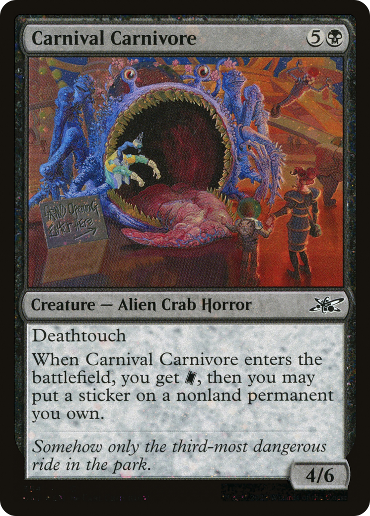 Carnival Carnivore (Galaxy Foil) - Unfinity Foil