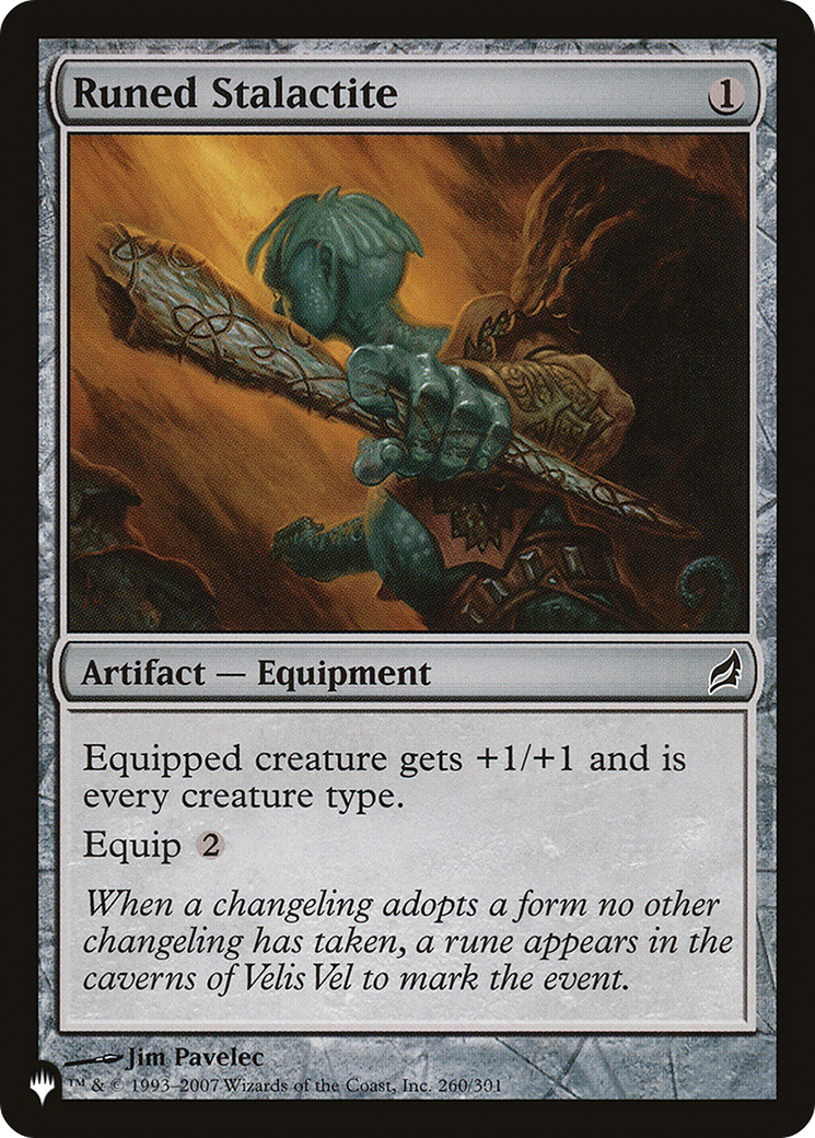 Runed Stalactite - [The List]