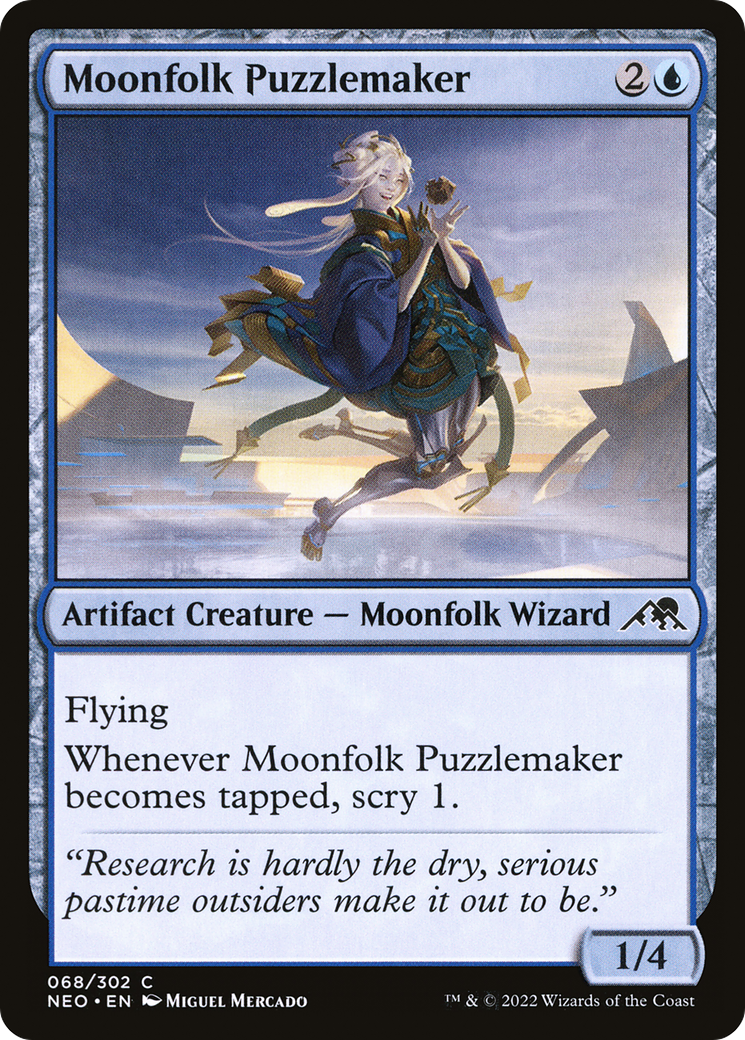 Moonfolk Puzzlemaker - [Kamigawa: Neon Dynasty]