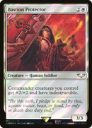 Bastion Protector (Surge Foil) - Warhammer 40,000 Commander Foil