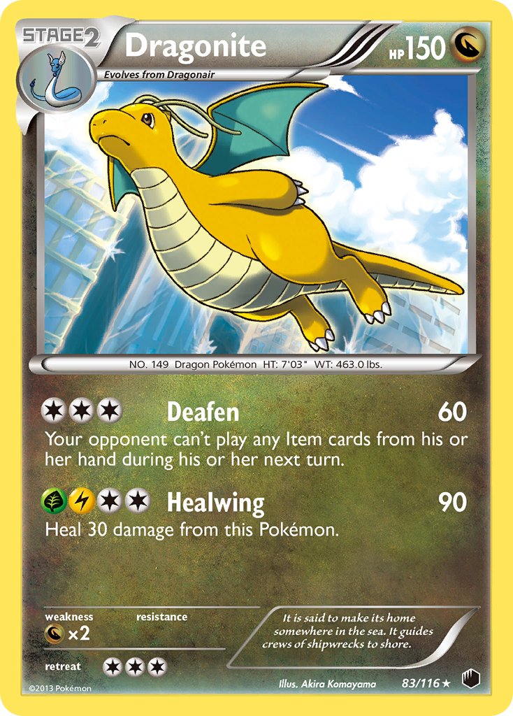 Dragonite (83/116) (Cosmos Holo) (Blister Exclusive) [Black & White: P Dragonite (83/116) (Cosmos Holo) (Blister Exclusive) [Black & White: P