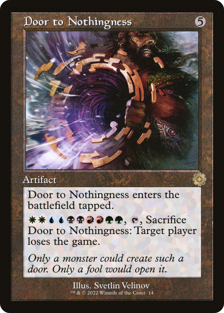 Door to Nothingness [The Brothers' War Retro Artifacts]
