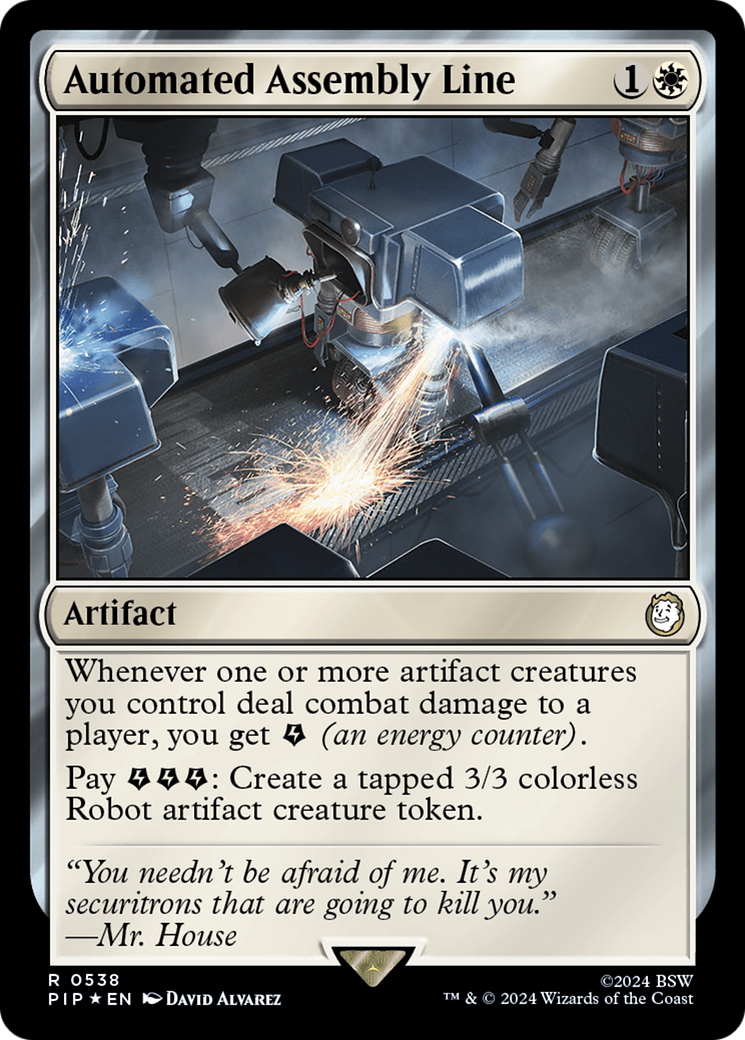 Automated Assembly Line (Surge Foil) - Fallout Foil