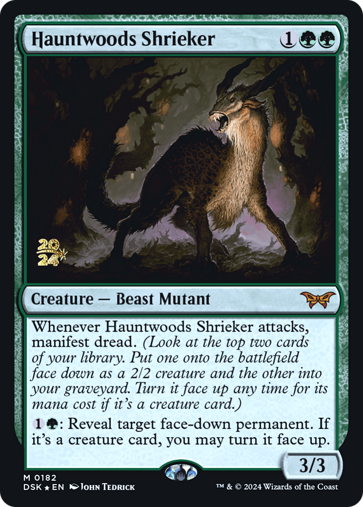 Hauntwoods Shrieker [Duskmourn: House of Horror Promos] Foil
