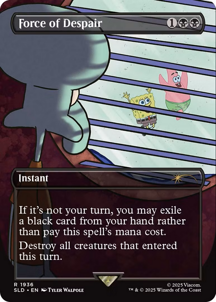 Force of Despair (Borderless) [Secret Lair Drop]