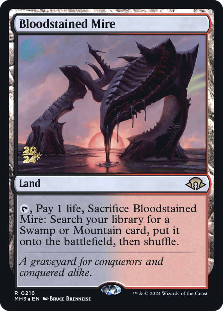 Bloodstained Mire - Modern Horizons 3 Promos Foil