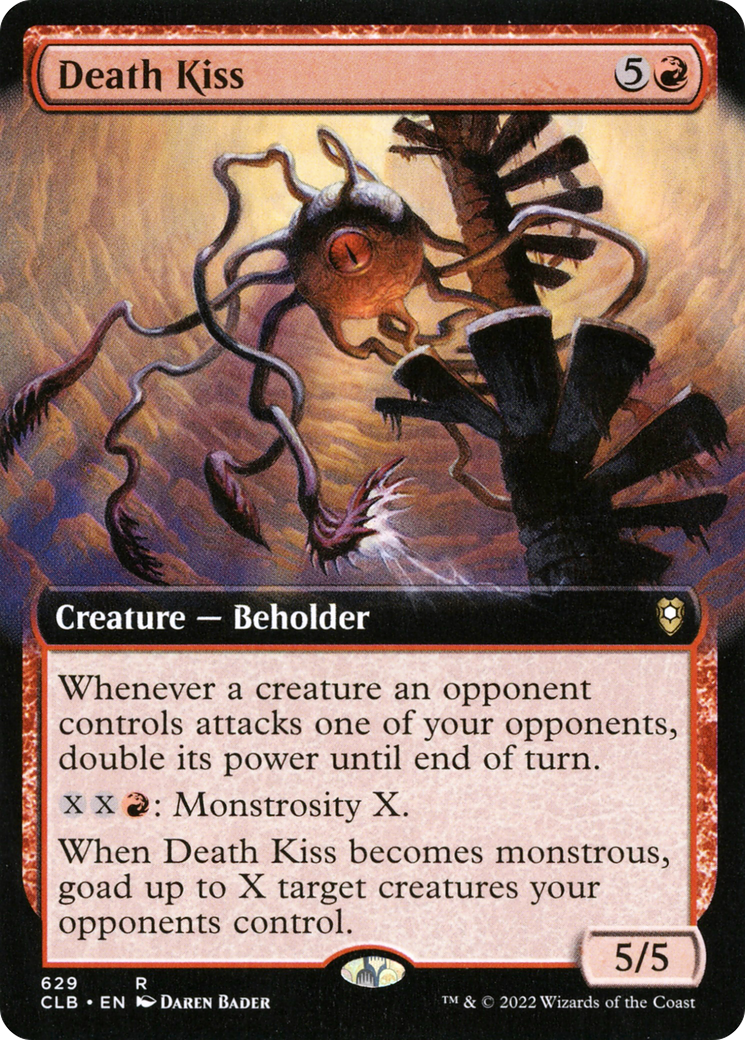 Death Kiss (Extended Art): (Extended Art) [Commander Legends: Battle for Baldur's Gate]