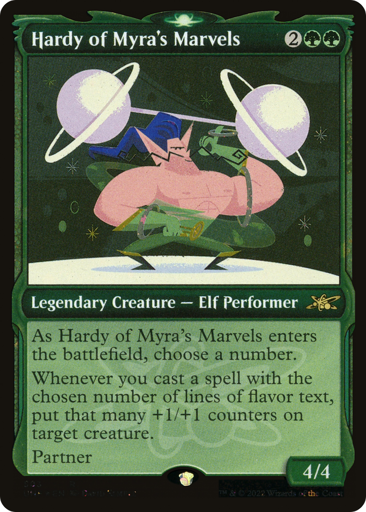 Hardy of Myra's Marvels (Showcase) (Galaxy Foil): (Showcase) [Unfinity] Foil
