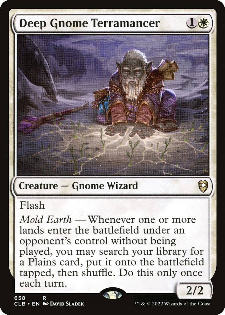 Deep Gnome Terramancer - Commander Legends: Battle for Baldur's Gate