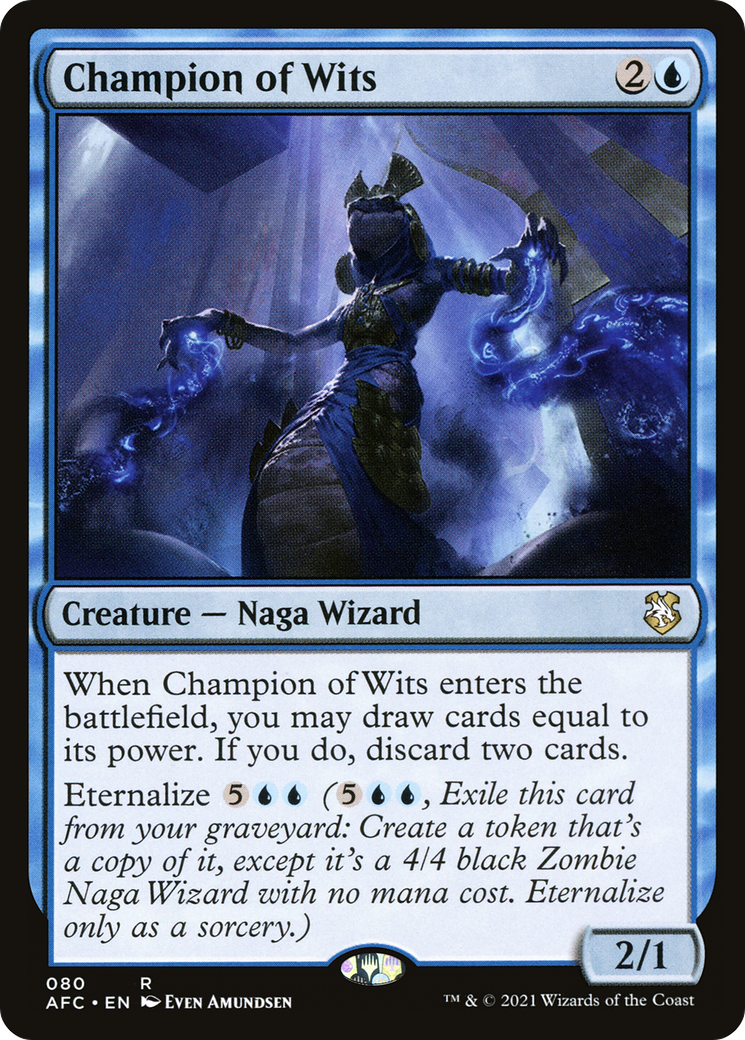 Champion of Wits - Forgotten Realms Commander