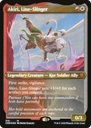 Akiri, Line-Slinger (Foil Etched) - Commander Legends Foil