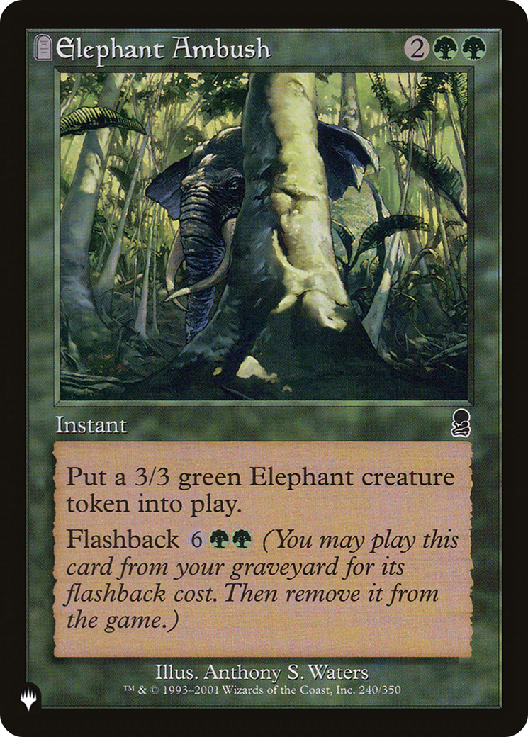 Elephant Ambush: (tombstone) [The List]