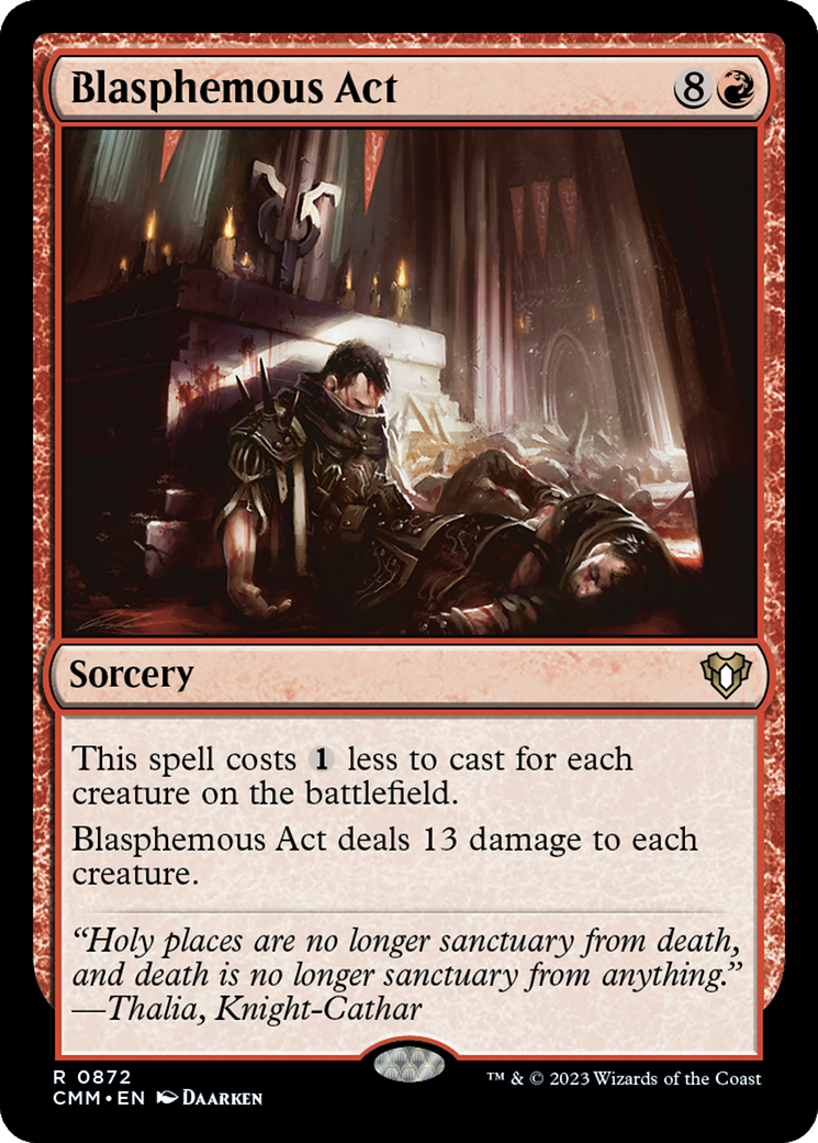 Blasphemous Act - Commander Masters