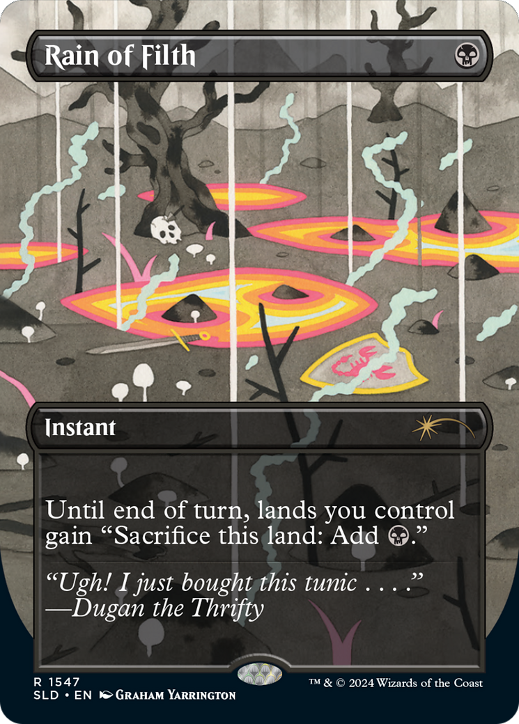 Rain of Filth [Secret Lair Drop] (Borderless)