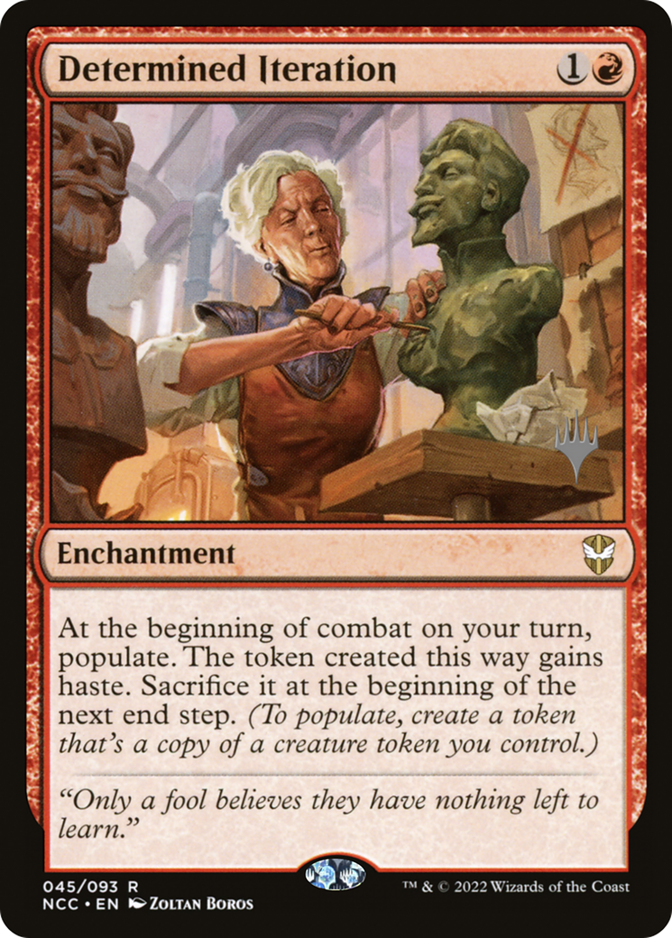 Determined Iteration [New Capenna Commander Promos] Foil