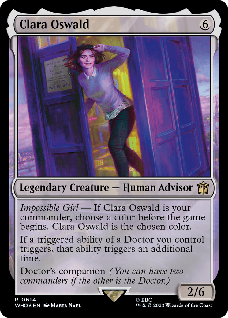 Clara Oswald (Surge Foil) [Doctor Who] Foil