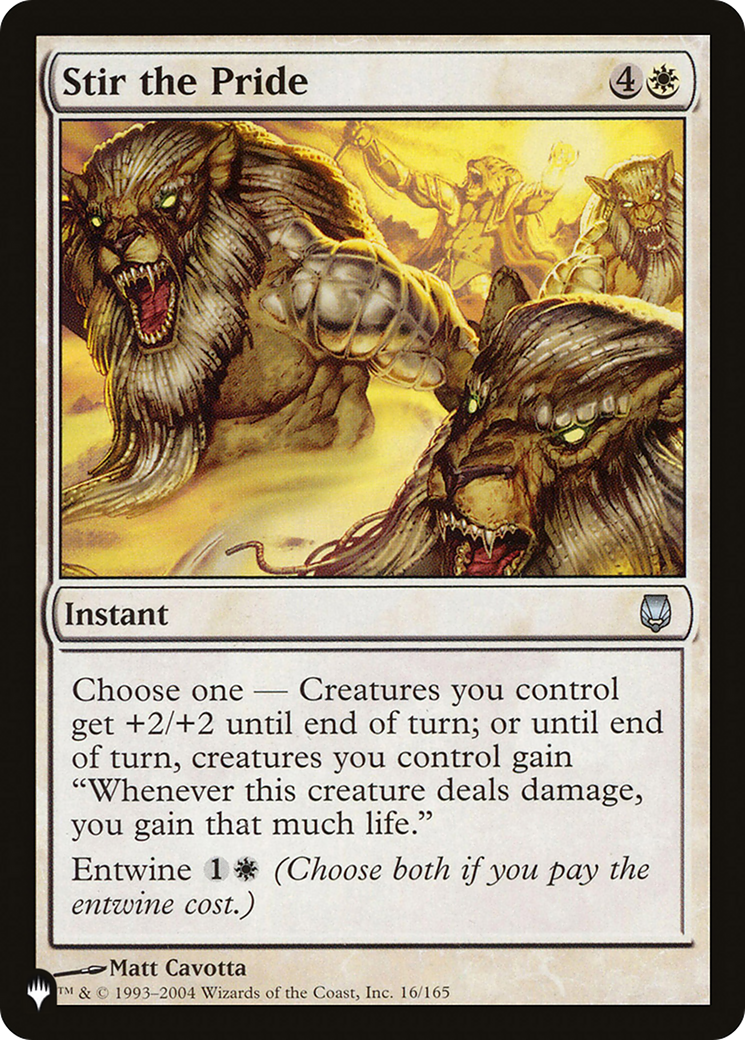 Stir the Pride - [The List]