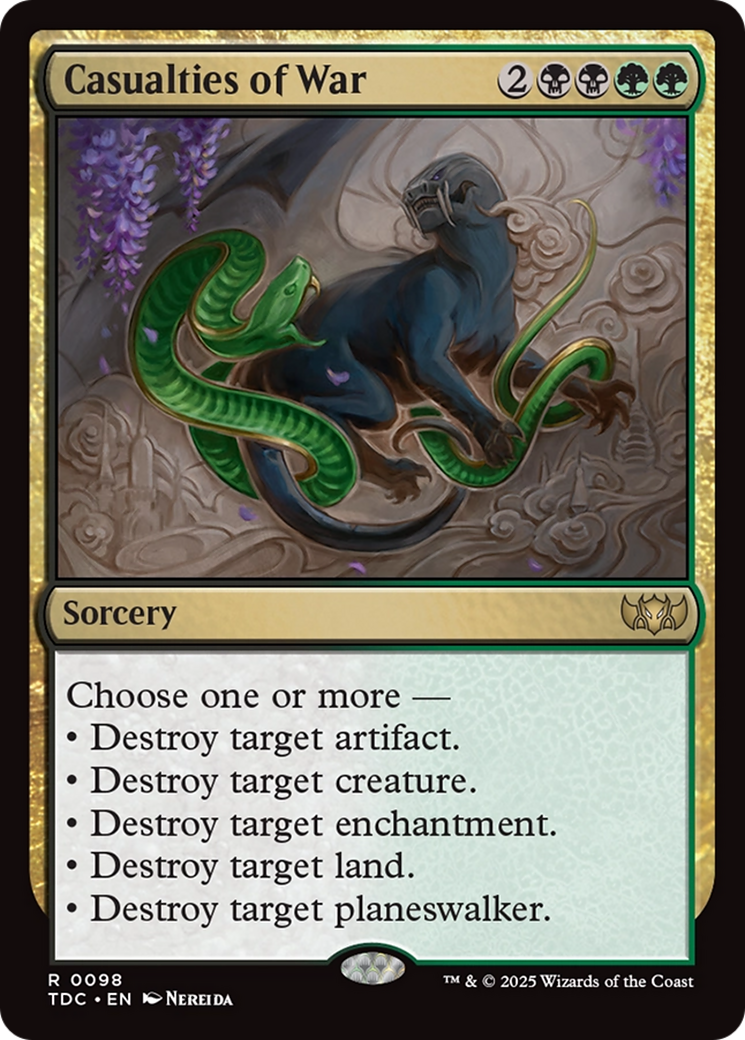 Casualties of War - Commander: Tarkir: Dragonstorm