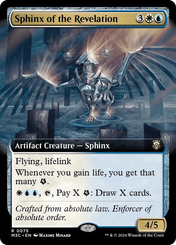 Sphinx of the Revelation (Extended Art) - [Modern Horizons 3 Commander]: (Extended Art)