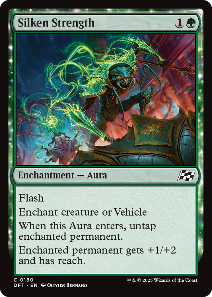 Silken Strength - [Aetherdrift]: (enchantment)