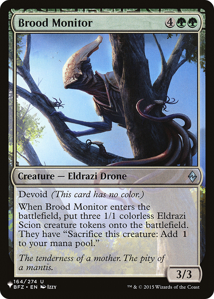 Brood Monitor - The List: (devoid)