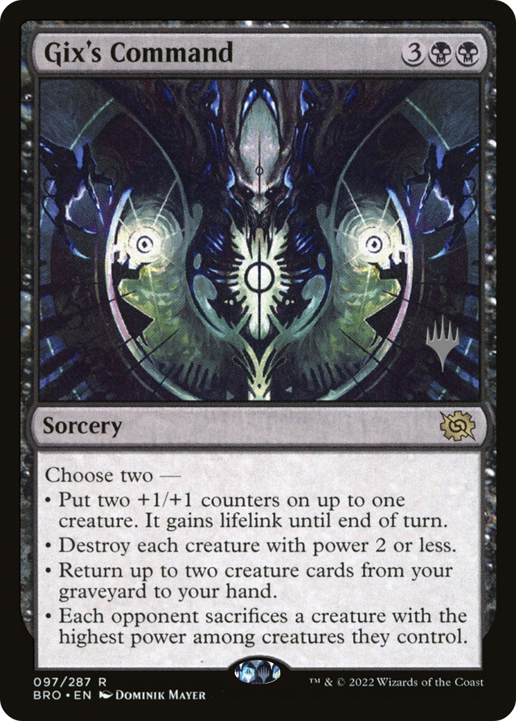 Gix's Command [The Brothers' War Promos]