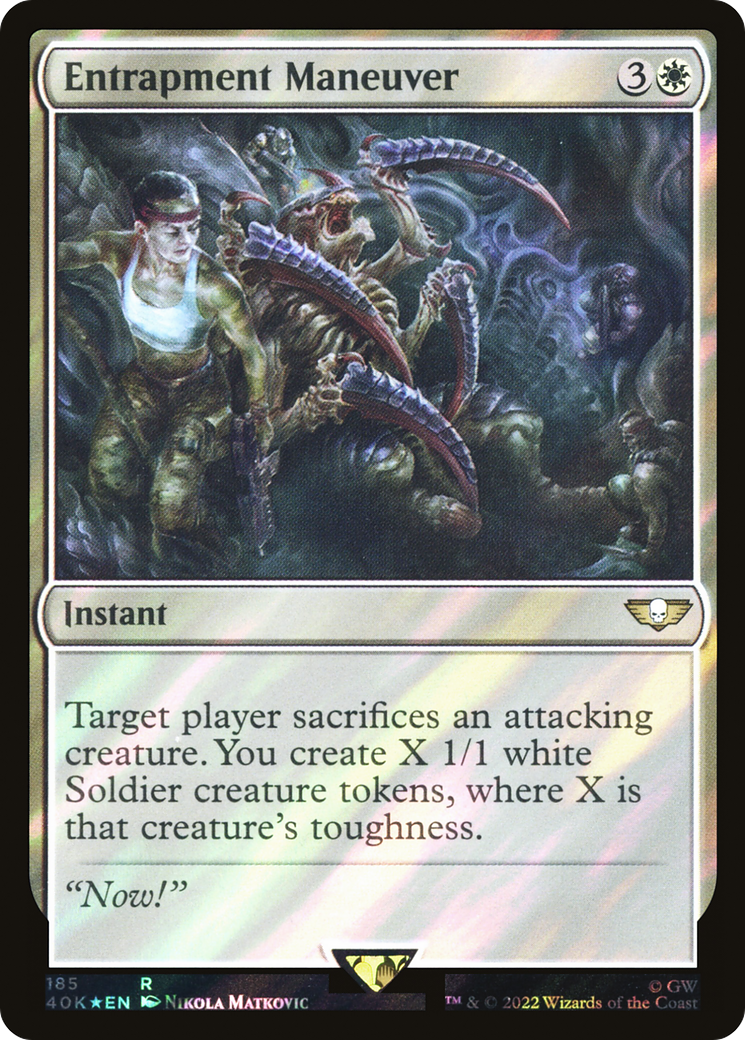 Entrapment Maneuver (Surge Foil) - Warhammer 40,000 Commander Foil