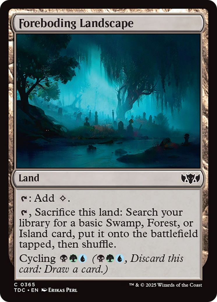 Foreboding Landscape [Commander: Tarkir: Dragonstorm]